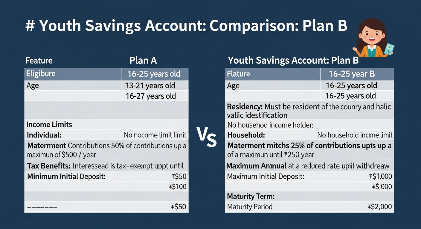 청년도약계좌와 청년미래적금의 상세 비교표 이미지