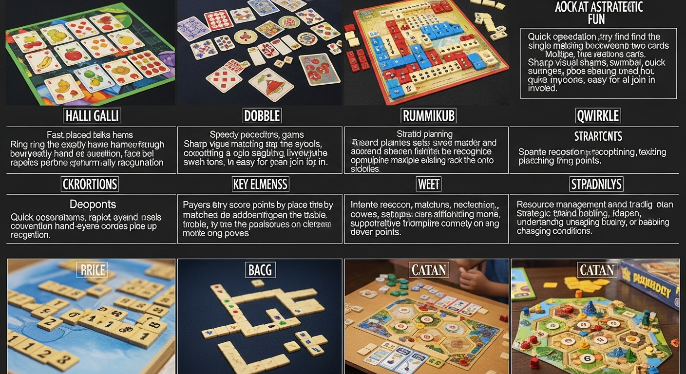 여러 연령대 가족이 명절 보드게임을 하는 모습