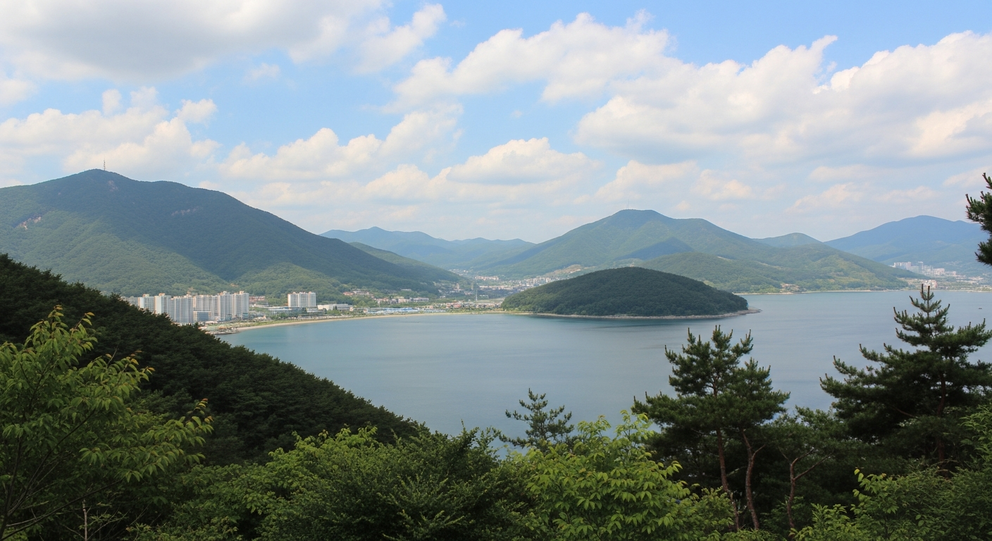 다이소 주방 수납 꿀템이 놓인 한국 주방의 실사 이미지