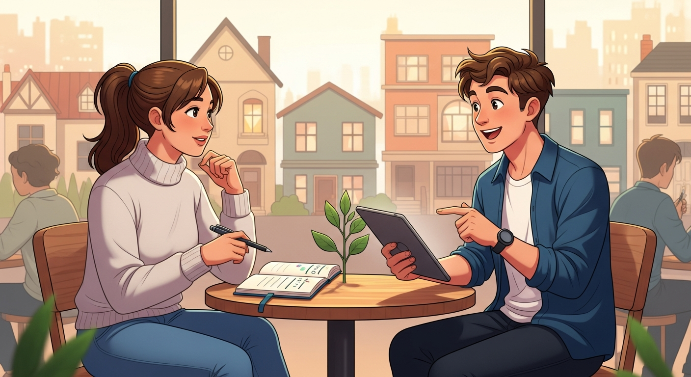 청년미래적금과 청년도약계좌 선택 가이드 사례 일러스트