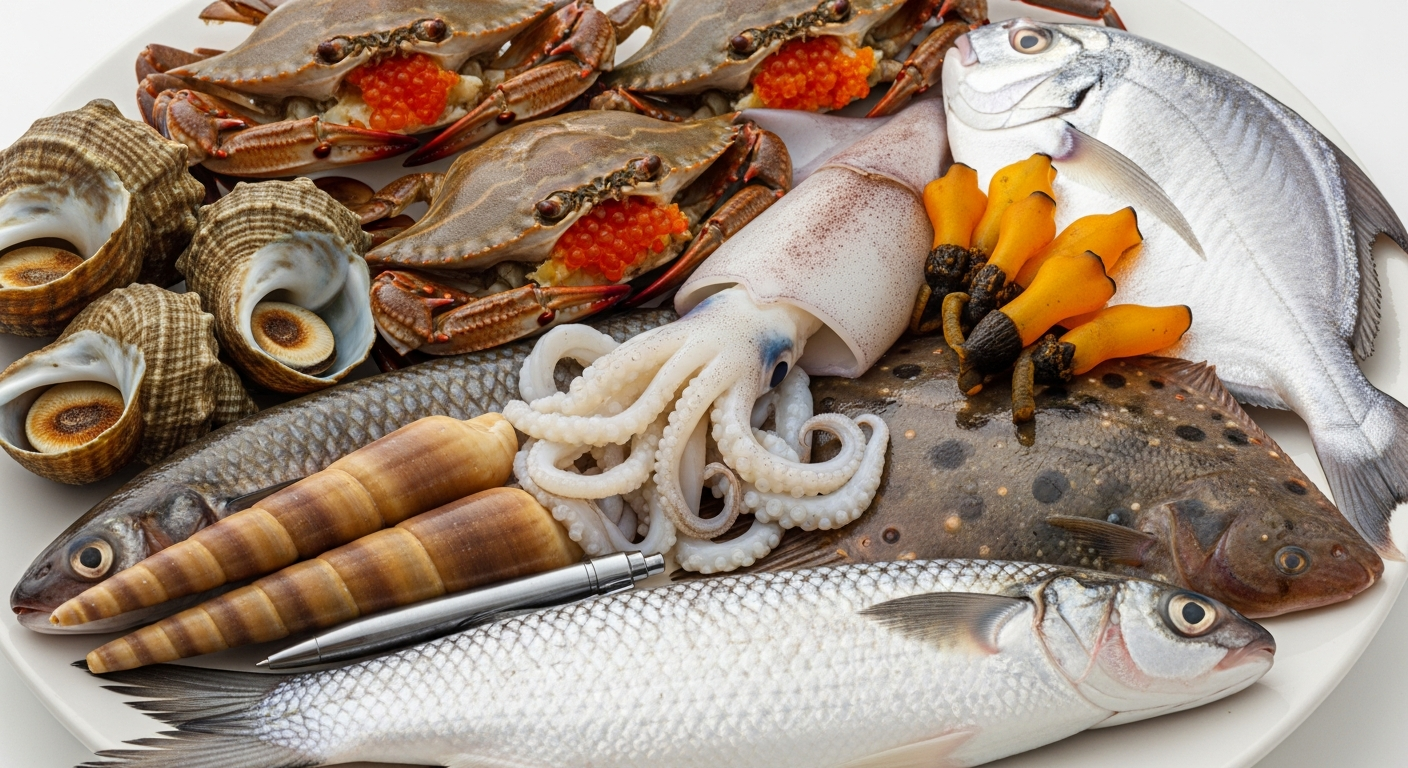 5월 제철 해산물 대표 7종의 신선한 모습